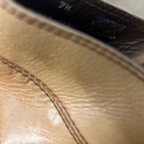 Candie's Women's Tan Leather Mules - Picture 9 of 9